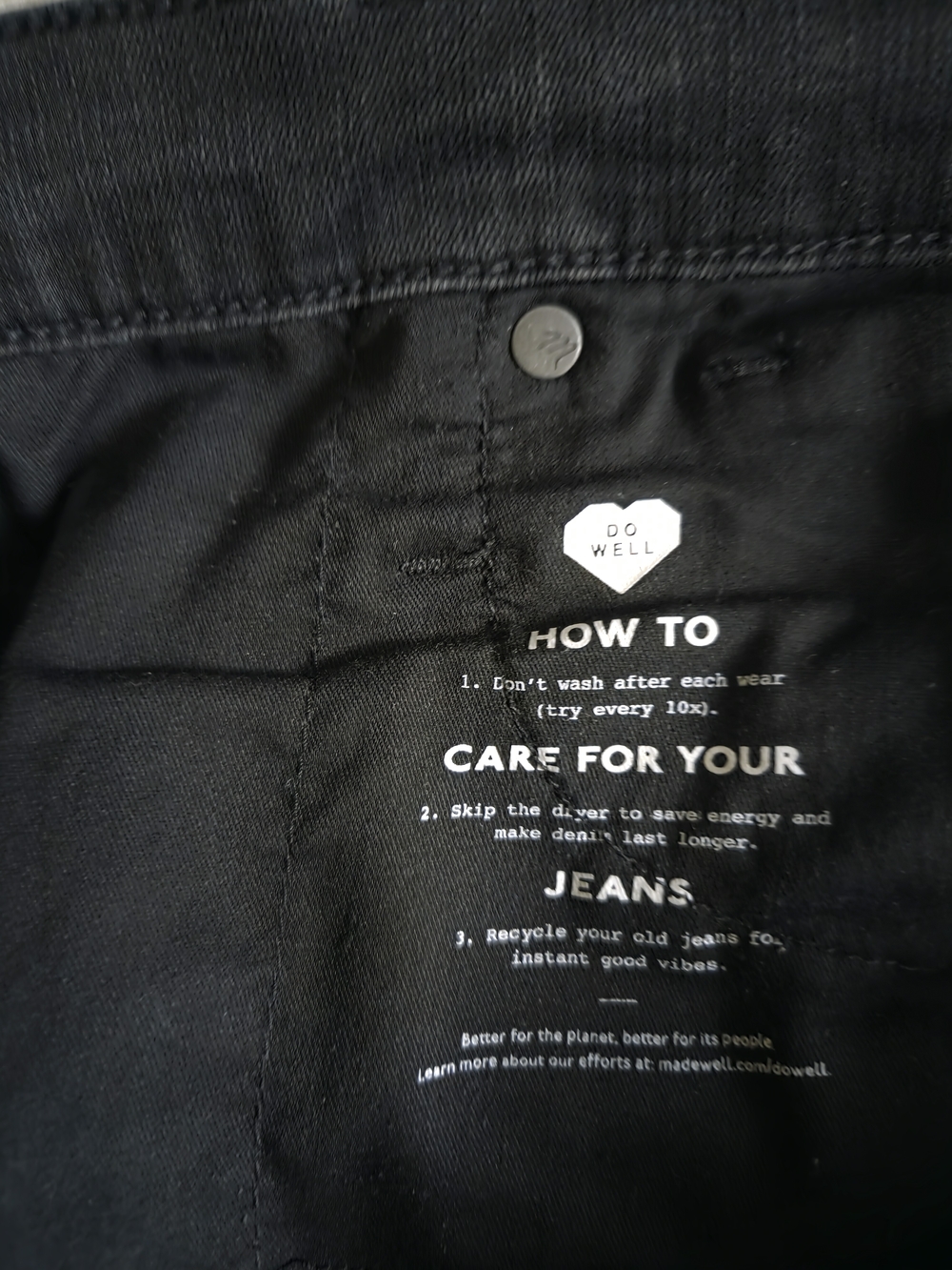 Madewell Black High-Rise Button-Fly Skinny Jeans - Raw Hem - Picture 3 of 9